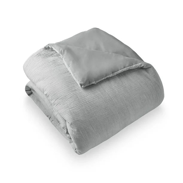 Member's Mark 3-Piece Solid Cotton Gauze Comforter Set, Assorted Sizes and Colors