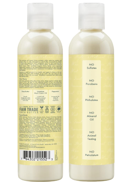 SheaMoisture Jamaican Black Castor Oil, Strengthen & Restore Styling Lotion, Moisturize & Style, 8 Oz