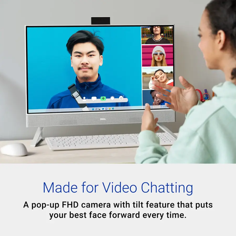 Dell - Inspiron 24" Touch-Screen All-In-One - Intel Core 7 - 16GB Memory - 1TB SSD - White