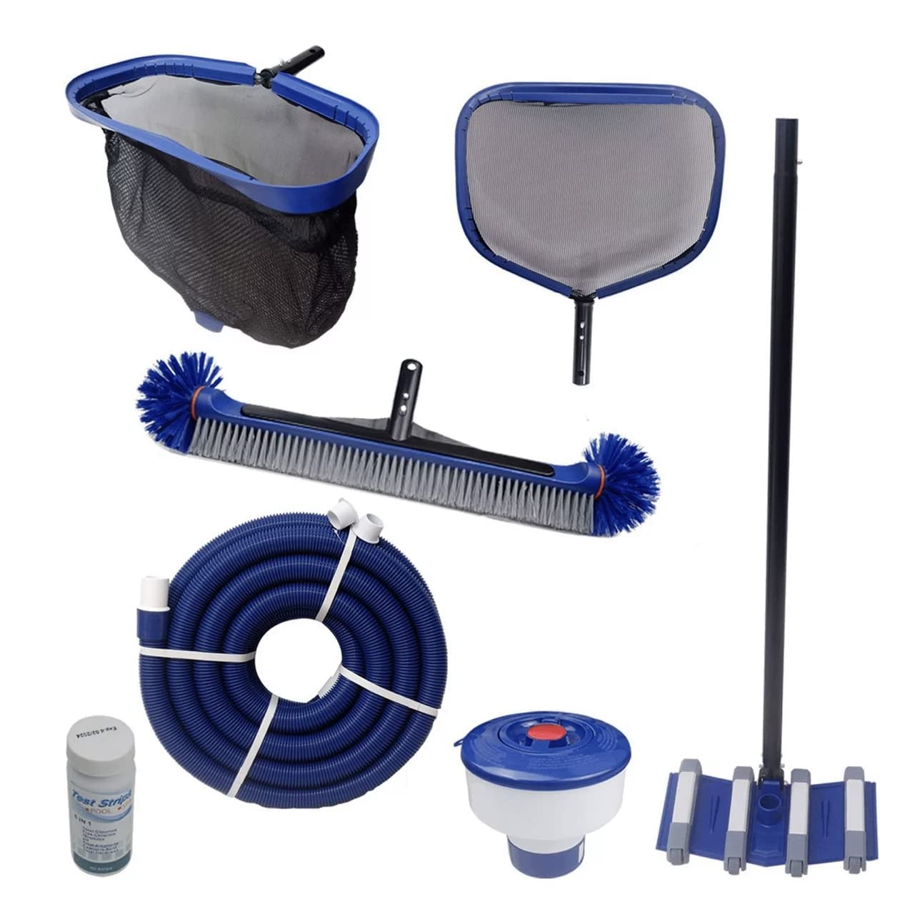 8-Piece Pool Cleaning Kit - Essential All-Season Tools