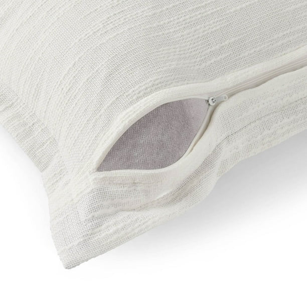 Member's Mark 2-Pack Reversible Cotton Slub Pillows (denim)