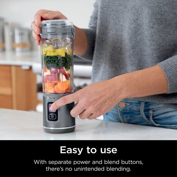 Ninja Blast™ 18oz. Portable Blender & Accessories (Metallic Grey)