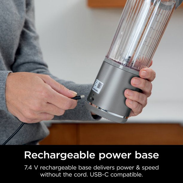 Ninja Blast™ 18oz. Portable Blender & Accessories (Metallic Grey)