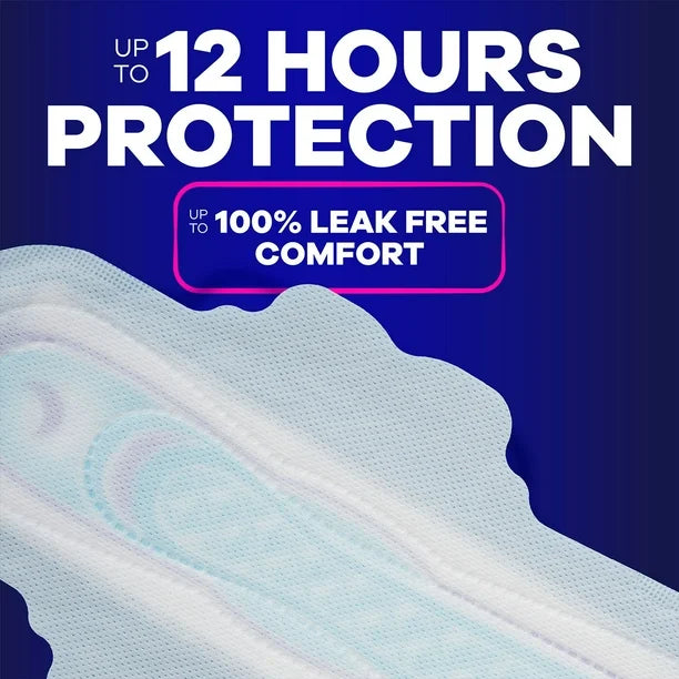 Always Ultra Thin Extra Heavy Overnight Pads with Wings, Size 5, 72 ct.