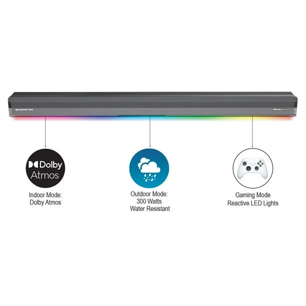 Monster 36" Dolby Atmos Soundbar