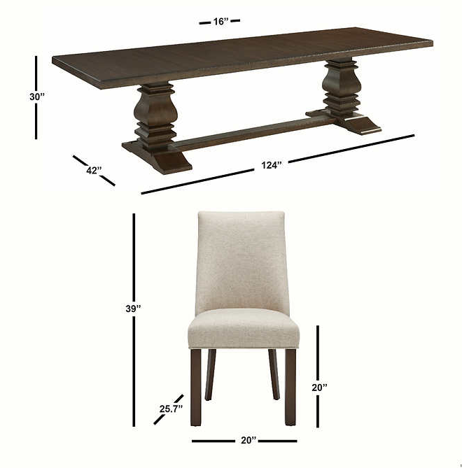 Erma 9-piece Dining Table Set