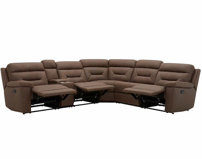 Fletcher 6-piece Fabric Reclining Sectional