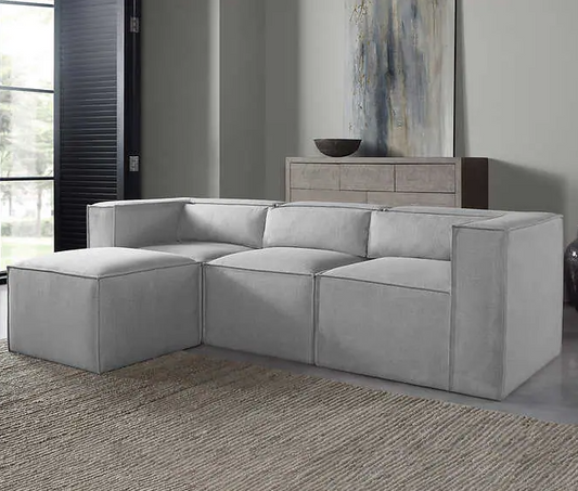 Thomasville Whitley 4-piece Fabric Modular Sectional