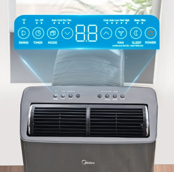 Midea Duo 10000 BTU DOE Portable Air Conditioner with Smart Inverter
