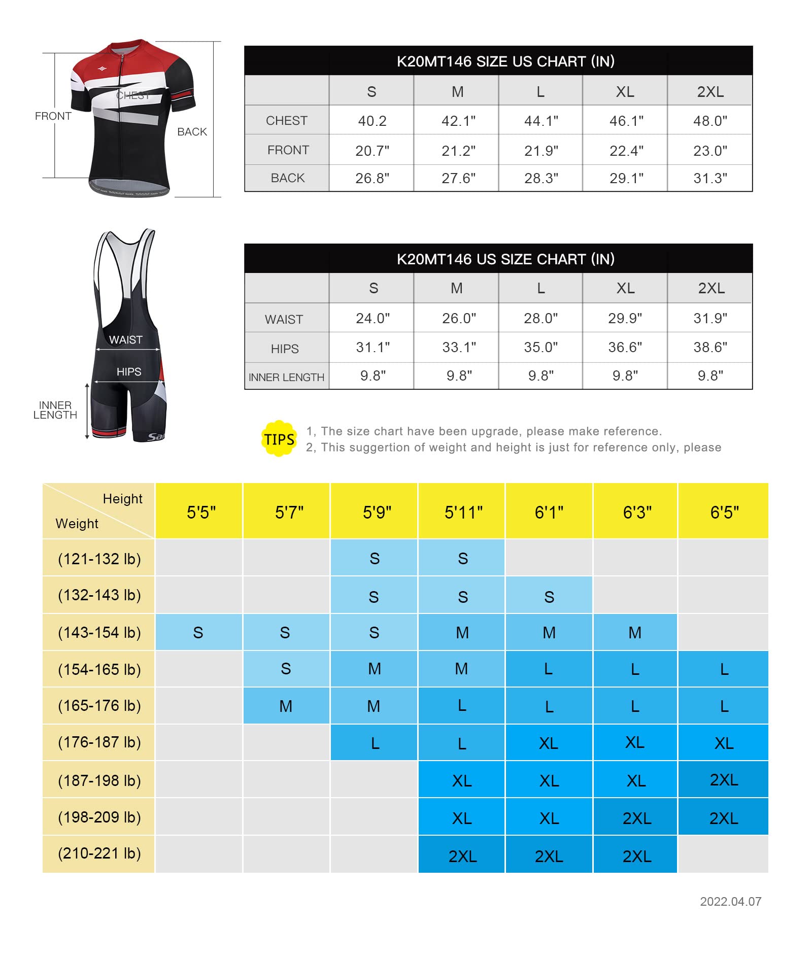Santic Men's Cycling Jersey Set Bib Shorts 4D Padded Short Sleeve Outfits Set Quick-dry